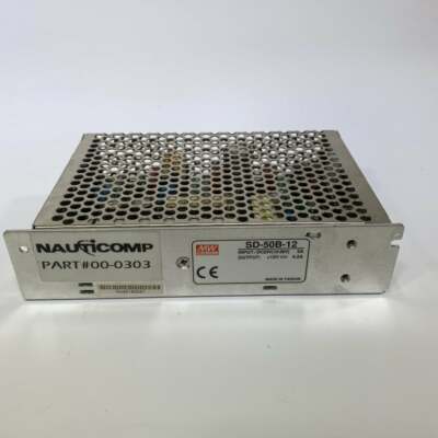 Nauticomp Mean Well Power Supply SD-50B-12 Voltage Converter DC 24V to 12V
