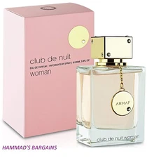CLUB DE NUIT EDP 3.6 OZ / 105 ML FOR WOMEN BY ARMAF (NIB) SEALED