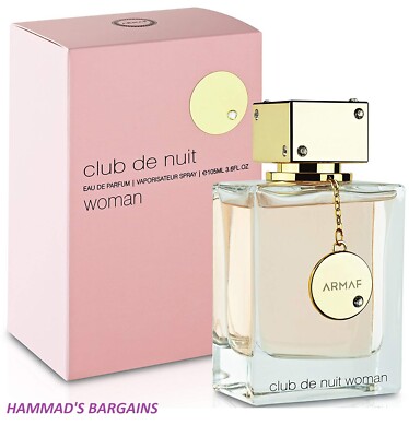 CLUB DE NUIT EDP 3.6 OZ / 105 ML FOR WOMEN BY ARMAF (NIB) SEALED