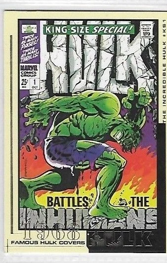 HULK FILM & COMIC CARDS FAMOUS HULK COVERS  FC01 TO FC45    CHOOSE by UPPER DECK - Image 3 of 4