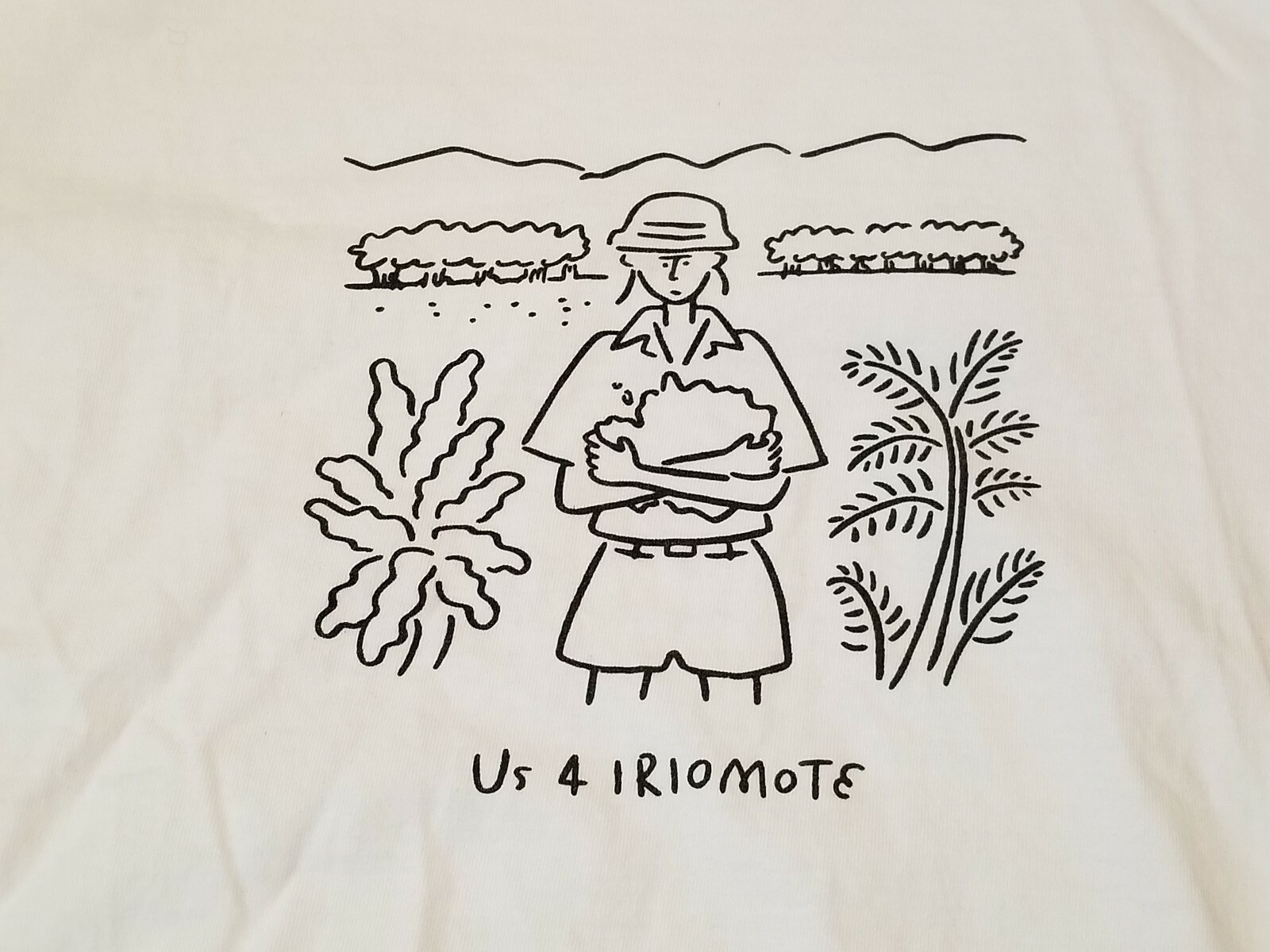 T shirt calzature KEEN US 4 IRIOMOTE design raro donna grande bianca