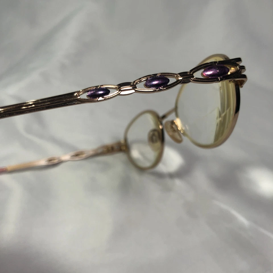 Revlon 1017 Eyeglasses Frames Oval Lavender Pink Purple Iridescent 52-21-135 - Image 2 of 4
