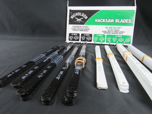 Nicholson Hacksaw Blades Rack Carbon Steel & Bi-Metaloy 120 - Picture 14 of 15