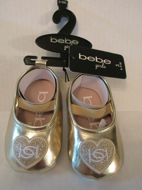 Bebe Baby Infant Girl Gold Ballet Flats Slip On Crib Shoes Size 2 3 6 Months For Sale Online Ebay Bebe Baby Infant Girl Gold Ballet Flats Slip On Crib Shoes Size 2 3 6 Months For Sale Online Ebay
