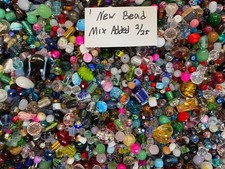  200   Piece Glass Loose Beads 7oz Bulk Mixed Lot 1 Craft Jewelry    