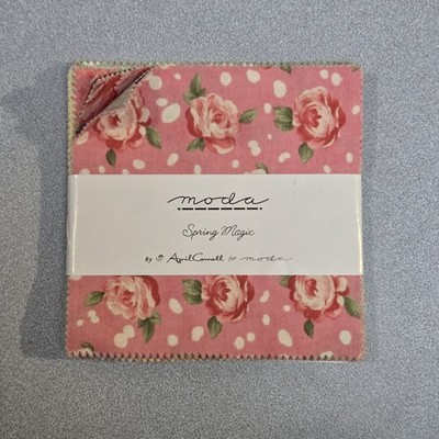 Spring Magic April Cornell Moda Fabrics Charm Pack Stacker 5'' 39 Pieces