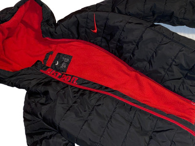N3 WOW! XS 3-4 Years NIKE Fleece Lined Full Zip Hooded Puffer Winter jacket Coat