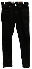 Levi's Boys 510 Skinny Fit Black Stretch Denim Jeans Size 12 