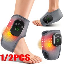 1/2Pack Electric Foot Ankle Massager Pain Relief 5 Heat Levels 3 Vibration Modes