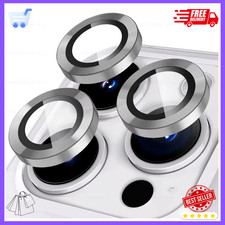 For iPhone 14 Pro Max/14 Pro 3 Pcs RingTempered Glass Camera Lens Protector.