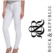 Rock & Republic Metallic White Gold Paisley H...