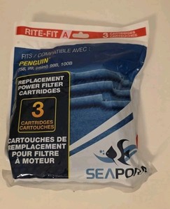 RA Rite-FitA Cartridges  Penguin Power Filters 75B/99(Mini)/99B/100B 3pk(2 Pack)