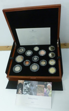 2021 Royal Mint UK 13-Coin Premium Proof Year Set Boxed Inc commemoratives