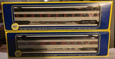 HO AHM Rivarossi 1930 s Lackawanna/Set of 5/Coach, 2 Sleepers, Baggage, RPO Cars