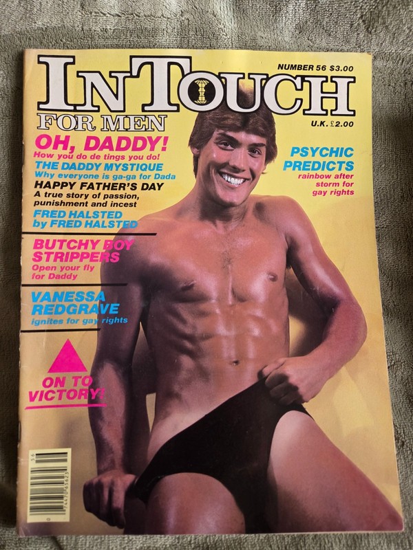 IN TOUCH FOR MEN #56 June 1981 JOE DAVIS Vanessa Redgrave FRED HALSTED Strippers