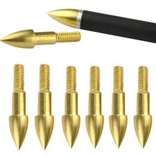 30pcs Archery 65/75/100gr Arrowhead Field Tips Screw In Point Bow Hunting Target