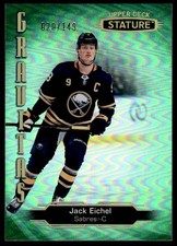 2020-21 Upper Deck Stature Gravitas Green Jack Eichel 020/149 #G-19
