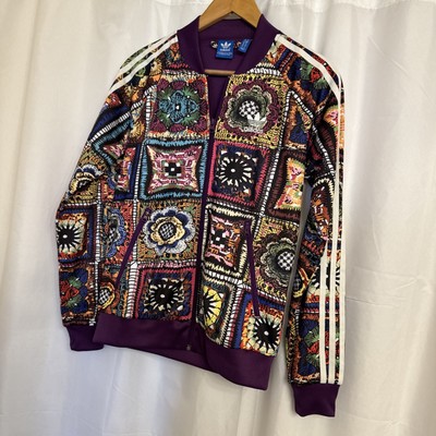 ADIDAS Farm Rio Jacket CROCHITA Floral Full Zip Originals Aztec