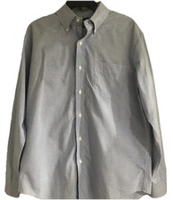 Polo Ralph Lauren Classic Fit Non Iron Dress Shirt Mens 16 34/35 Blue Check