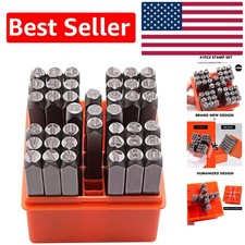 Versatile Metal Letter Stamping Tool Set - 41 Pieces for Crafts  Jewelry Making
