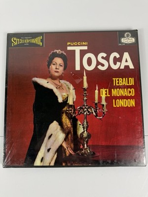 Puccini Tosca Tebaldi Del Monaco London 1210 Love Box Set New Sealed