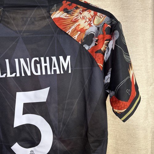 Futbol ⚽️ Shirt Real Madrid Emirates Jude Bellingham #5 Soccer Jersey Youth 28 M - Picture 18 of 21
