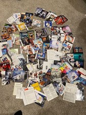 PlayStation GameCube Sega Nintendo Lot of Manuals Instruction Books Some French