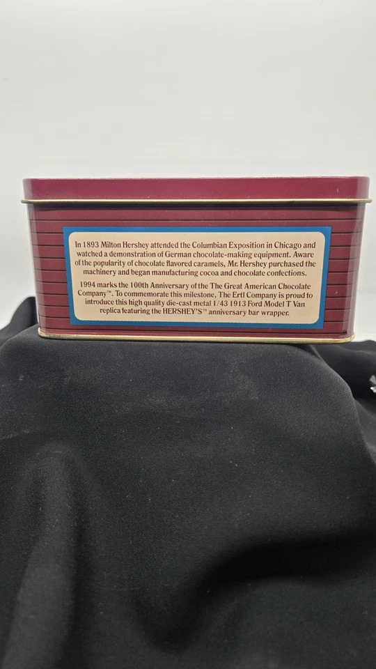 Hershey's 1913 Ford Modelo T Van Camión Coche Banco de Monedas Metal Fundido a Presión 1/43 Ertl 94 Foto 4 de 4