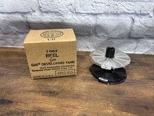 Vintage GAF Reel Film Developing Tank Reel w Box Darkroom Photography 6992-455