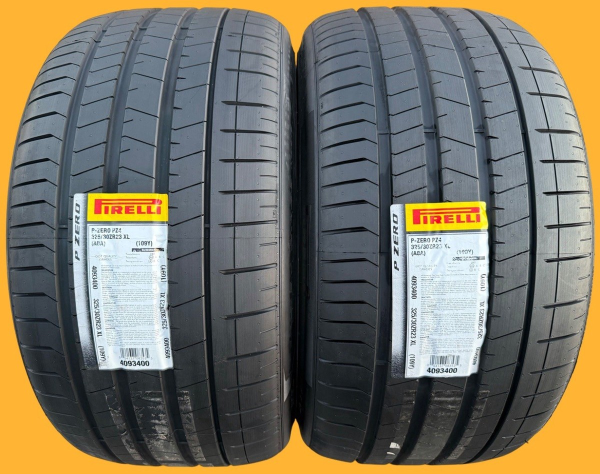 Set of TWO BRAND NEW 325/30ZR23 (109Y) Pirelli P Zero PZ4 Sport