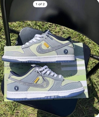 Nike Dunk Low Union LA Pistachio Passport Pack Midnight Navy 2022 DJ9649-401