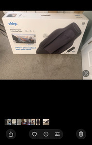 Chirp Contour Decompression Electric Massage Table w/ Remote, Black Faux Leather