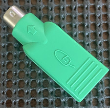 USB Type-A Female to PS/2 Male Adapter   Keyboard/Mouse  Tested  Working