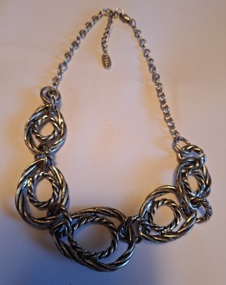 Elisa Cavaletti Kette/Collier  mit Ineinander greifenden Ringe gedreht