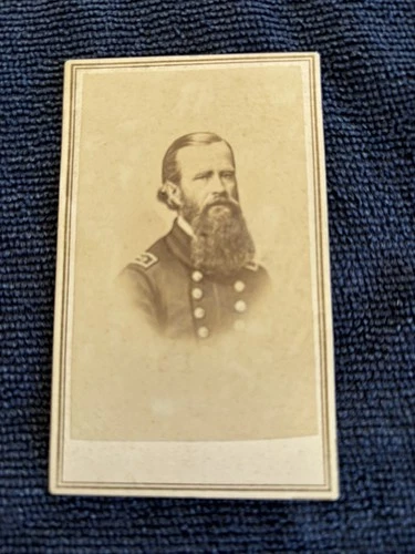 Rare Signed E.&H.T. Anthony CDV John L. Worden Naval Captain USS Monitor