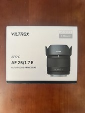 VILTROX 25mm F1.7 E Mount APS-C Prime Lens FACTORY SEALED 