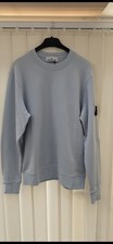 Stone Island Sweatshirt Crewneck Sky Blue Mens Size Medium
