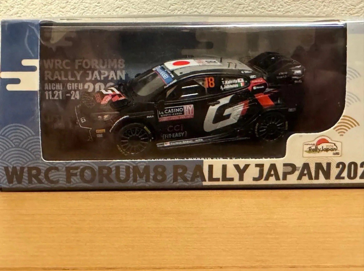 ミニカー TOYOTA GR Yaris Rally1 HYBRID TOYOTA GR YARIS RALLY1 HYBRID RALLY JAPAN 2024 Limited ixo 1