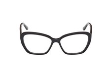 Guess GU50115 001 Black Plastic Cat Eye Eyeglasses Frame 52-14-140