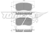 Tomex Brakes Bremsbelagsatz Scheibenbremse Tx 16-47 FüR Daihatsu Mazda DE3FS Mzr