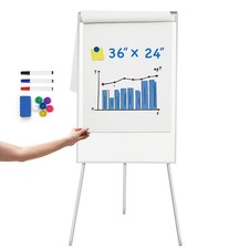 Portable White Board Dry Erase with Stands,Foldable Magnetic Standing Whitebo...