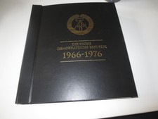 DDR Vordruck 1966-1976 gebundenes Sieger Album mit kplt. postfrischer Sammlung