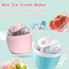 Mini Ice Cream Maker, Small Home Homemade Freeze Yogurt Ice Cream Maker T5T X9U2
