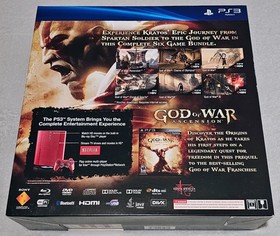 Sony PlayStation 3 PS3 Super Slim God of War Ascension Red Limited Edition - New