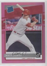 2020 Panini Donruss Rated Rookie Holo Pink Matt Thaiss #60 Rookie RC rg5