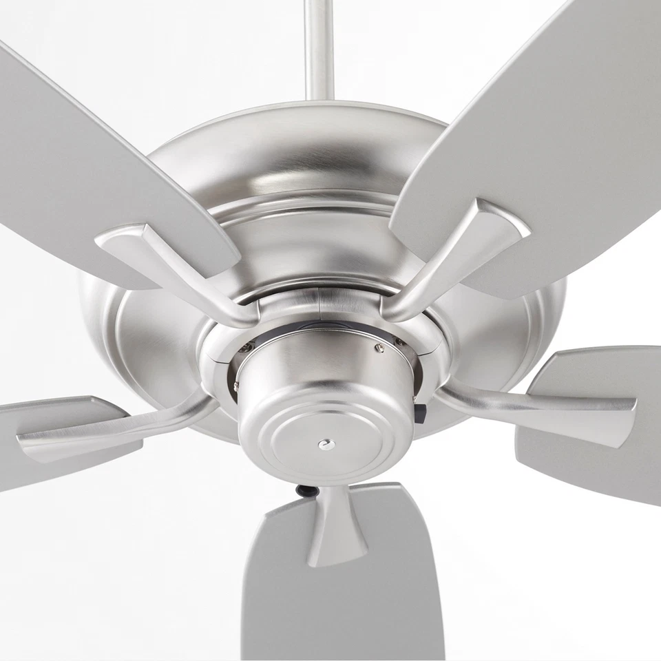 Satin Nickel 56"Ceiling Fan from the Apex Patio Collection - Image 3 of 4