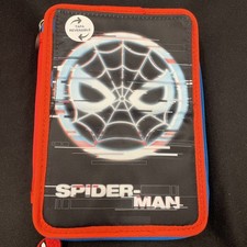 Spiderman Changeable Picture 2 Zip Pencil Case