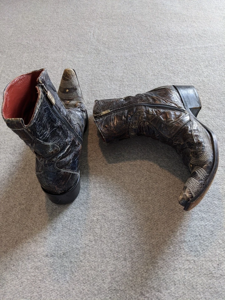 Ghost Italy Hombres Botas Para Hombre Talla 8 Vero Cuoio Cuero Multicolor Estilo Occidental Foto 4 de 4