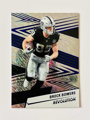 2025 Panini Revolution - Brock Bowers #13 Blue Storm /549