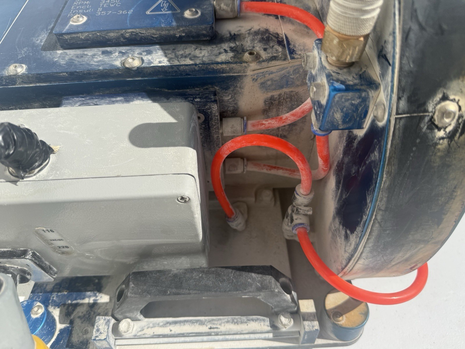 Blue Ripper 5HP BRS Rail Saw OMEGA DIAMOND CO